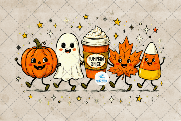 Download Funny Fall Doodle Autumn PNG - Autumn Collection