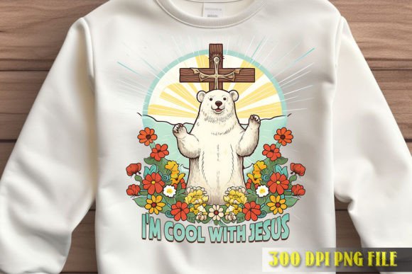 Download I'm Cool with Jesus Polar Bear Art - Polar bear art Collection