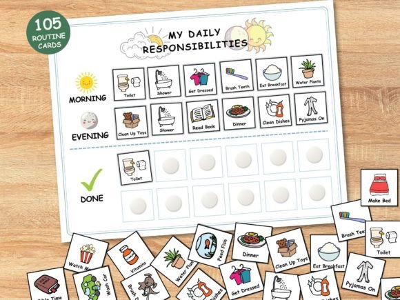 Download Kids Daily Routine Printable Chart - Print Collection