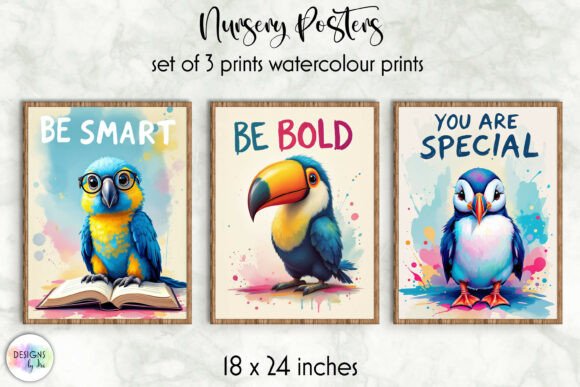 Download Colorful Bird Affirmation Prints, - Print Collection