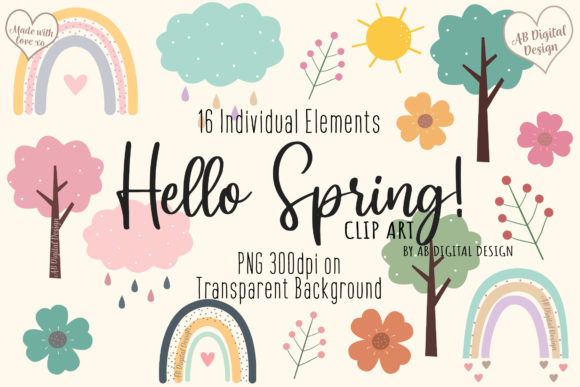 Download Spring Clipart, Rainbows, Baby Nursery - Nursery Collection